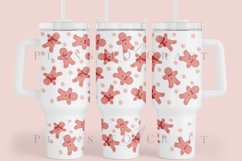 Bundle 6 Christmas 40oz Tumbler Sublimation Wrap SVG Product Image 6