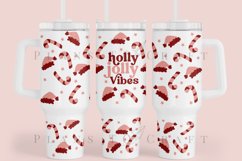 Bundle 6 Christmas 40oz Tumbler Sublimation Wrap SVG Product Image 8