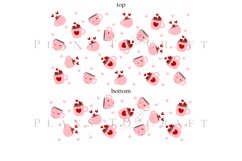 Bundle 6 Valentine 40oz Tumbler Sublimation Wrap SVG Product Image 3