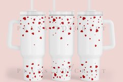 Bundle 6 Valentine 40oz Tumbler Sublimation Wrap SVG Product Image 4