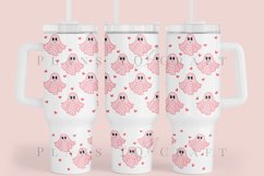 Bundle 6 Valentine 40oz Tumbler Sublimation Wrap SVG Product Image 6