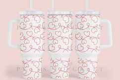 Bundle 6 Valentine 40oz Tumbler Sublimation Wrap SVG Product Image 10