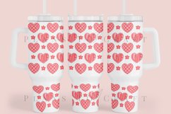 Bundle 6 Valentine 40oz Tumbler Sublimation Wrap SVG Product Image 12