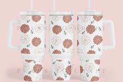 Bundle 6 Spring 40oz Tumbler Sublimation Wrap SVG Product Image 12