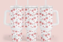 Bundle 6 Sakura 40oz Tumbler Sublimation Wrap SVG Product Image 4