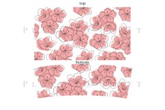 Bundle 6 Sakura 40oz Tumbler Sublimation Wrap SVG Product Image 9