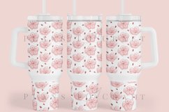 Bundle 6 Sakura 40oz Tumbler Sublimation Wrap SVG Product Image 10