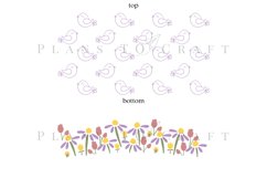 Bundle 6 Spring Floral 40oz Tumbler Sublimation Wrap SVG Product Image 3