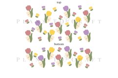 Bundle 6 Spring Floral 40oz Tumbler Sublimation Wrap SVG Product Image 5