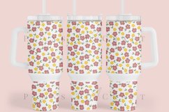 Bundle 6 Spring Floral 40oz Tumbler Sublimation Wrap SVG Product Image 8