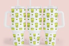 Bundle 6 Matcha Lover 40oz Tumbler Sublimation Wrap SVG Product Image 2