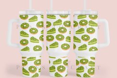 Bundle 6 Matcha Lover 40oz Tumbler Sublimation Wrap SVG Product Image 8