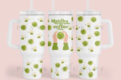 Bundle 6 Matcha Lover 40oz Tumbler Sublimation Wrap SVG Product Image 10