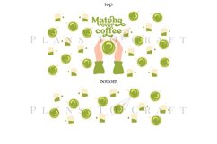 Bundle 6 Matcha Lover 40oz Tumbler Sublimation Wrap SVG Product Image 11