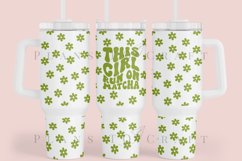 Bundle 6 Matcha Lover 40oz Tumbler Sublimation Wrap SVG Product Image 12