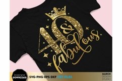 Download this bundle of Fabulous Birthday Numbers today. These Birthday SVG Bundle are compatible with Cricut, Glowforge and Silhouette Cutting Machines.