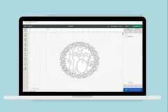 Happy 40th Birthday Card SVG With Pop up Flowers Product Image 4