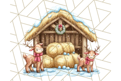 Christmas North Pole Village PNG Clipart, Cute Holiday Art Product Image 5