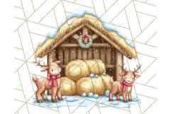 Christmas North Pole Village PNG Clipart, Cute Holiday Art Product Image 5
