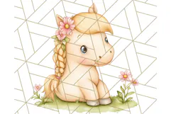 Pastel Farm Nursery PNG Clipart, Baby Animals And Elements Product Image 5