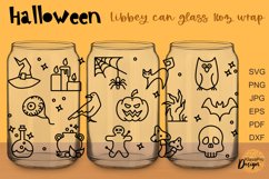 Halloween bundle Libbey glass 16oz | Can glass wrap svg Product Image 7