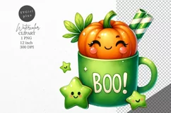 Halloween clipart, Halloween Boo, Kids Halloween Product Image 1