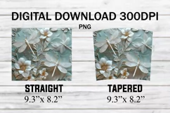 3D Dragonflies Tumbler Wrap, 20oz Sublimation Tumbler Product Image 2