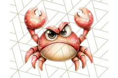 Adorable Angry Animals Clipart PNG, Cute Moody Faces Png Product Image 5