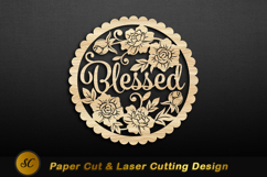 Ornate sun face mandala design intricate Laser cut Product Image 1