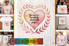 Whimsical TSHIRT Art Ideas PNG, Heart Quote Product Image 1