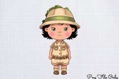 Watercolor Safari Adventure Clipart PNG Product Image 1