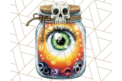 Halloween Monster Clipart PNG, Monsters in Jars, Spooky Png Product Image 5