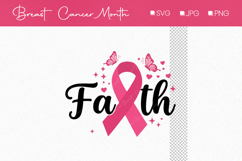 Faith of Hope Pink Design, Breast Cancer Awarness month Product Image 1