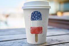 Patriotic Ice Cream Pops Clipart Product Image 5