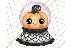 Pastel Goth Halloween PNG Clipart, Creepy Cute Art Product Image 5