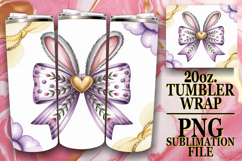 Cozy Dreams 20oz tumbler wrap, Easter Bow Product Image 1