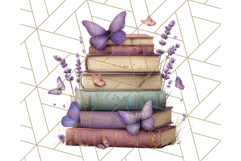 Cottagecore Butterfly and Book PNG Clipart Reading Elements Product Image 5