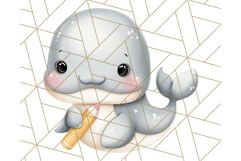 Sea Animal Clipart for Kids PNG, Ocean Animals Clip Art Png Product Image 5