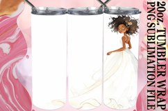 Dreamy Watercolor Wedding Tumbler Design: Sublimation Bliss Product Image 1