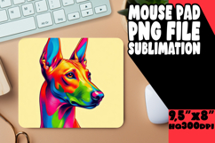 cheerful mouse pad Inspirational PNG, Dog Product Image 1