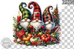 Christmas Gnome Sublimation - Clipart PNG Design Product Image 1