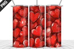 Lovely Hearts Tumbler Design | Valentine&#039;s Day Tumbler Wrap Product Image 1