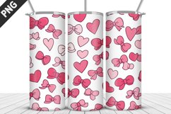 Lovely Hearts Tumbler Design | Valentine&#039;s Day Tumbler Wrap Product Image 2