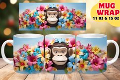 Surprise Visitors in Mug Wrap Sublimation: Spring Blooms Product Image 1