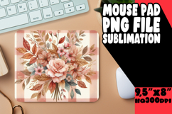 UNIQUE mouse pad Gift Magic, Autumn Flower Product Image 1