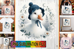 Unique TOTE BAG Art PNG, Goose Product Image 1