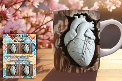 Romantic 3D Mug Sublimation - Heart's Passion Product Image 1