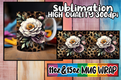 Gentle breezes 11oz 15oz sublimation wrap, Leopard Prints Product Image 1