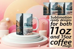 Captivating Views Mug Wrap Sublimation for 11oz/15oz Product Image 1