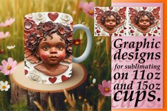 Artistic Valentine's Day Mug Wraps Product Image 1